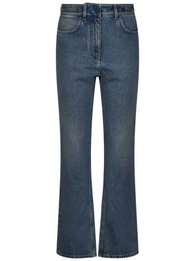 Givenchy Denim Boot Cut Jeans In Blue