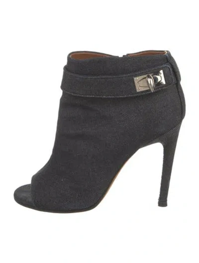 Pre-owned Givenchy Denim Boots In Blue