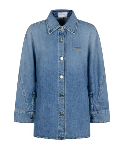 Givenchy Denim Button-fastening Shirt In Blue