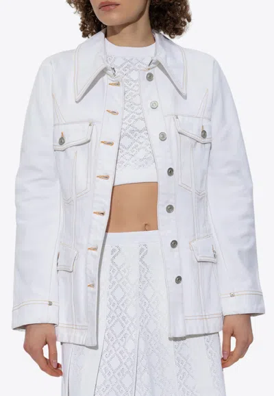 GIVENCHY DENIM BUTTONED JACKET