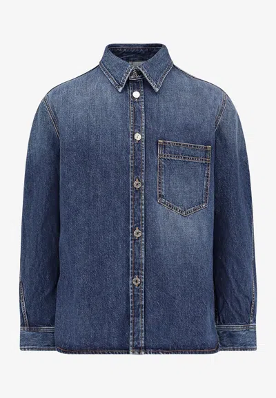 GIVENCHY DENIM BUTTONED SHIRT