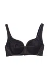 Givenchy Denim Cotton Bra Top In Blue