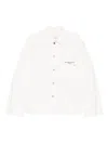 Givenchy Long Sleeve Denim Cotton Jacket With Pocket In White