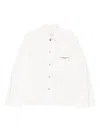 Givenchy Long Sleeve Denim Cotton Jacket With Pocket In White