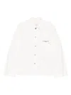 Givenchy Long Sleeve Denim Cotton Jacket With Pocket In White