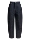 Givenchy Balloon-fit Denim Jeans With Classic Texture In Blue