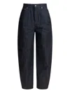 Givenchy Balloon-fit Denim Jeans With Classic Texture In Blue