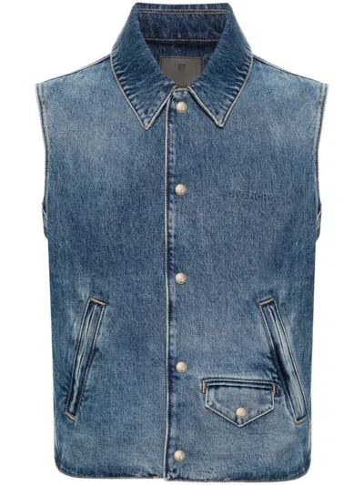 GIVENCHY GIVENCHY DENIM COTTON VEST