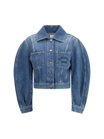 Givenchy Jean Paul Gaultier Multicolor The Yellow Butterfly Polyamide Cardigan In Blue