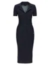 Givenchy Dress In Denim With 4g Emblem In Blue