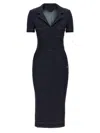 Givenchy Dress In Denim With 4g Emblem In Blue