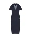 Givenchy Dress In Denim With 4g Emblem In Blue