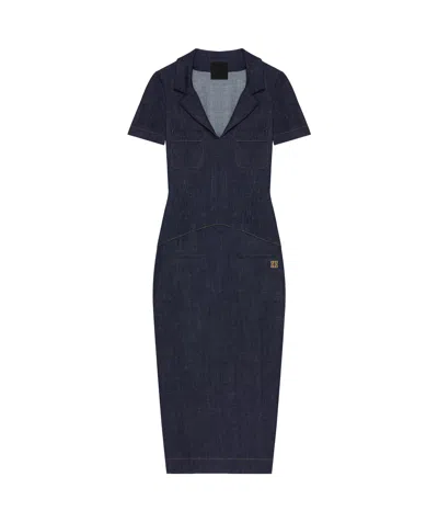 GIVENCHY GIVENCHY 4G EMBLEM DENIM DRESS