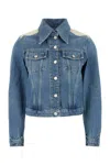 Givenchy Jacket In Denim With Yoke In Blue