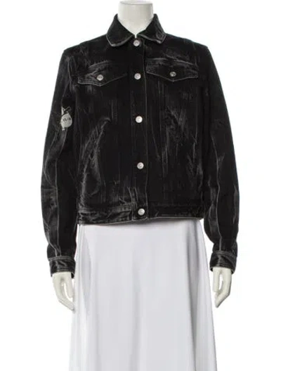 Pre-owned Givenchy Denim Jacket In Black