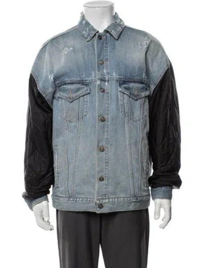Pre-owned Givenchy Denim Jacket In Black/blue