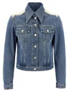 Givenchy Jacket In Denim With Yoke In Blue