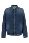 Givenchy Denim Jacket Collared Design Front Pockets In Blue