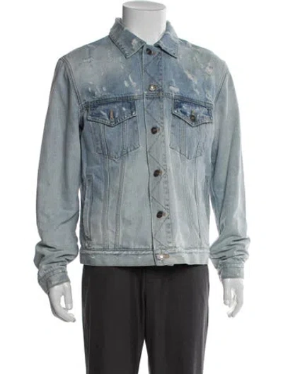 Pre-owned Givenchy Denim Jacket In Blue