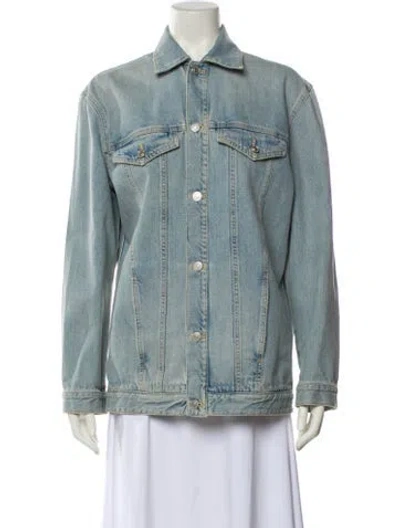 Pre-owned Givenchy Denim Jacket In Blue