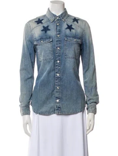 Pre-owned Givenchy Denim Jacket In Blue
