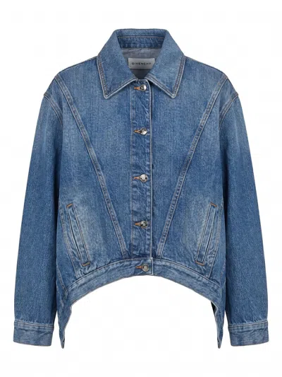 Givenchy Denim Jacket In Blue