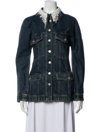 Pre-owned Givenchy Denim Jacket In Blue