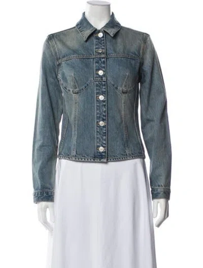 Pre-owned Givenchy Denim Jacket In Blue