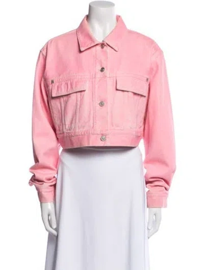 Pre-owned Givenchy Denim Jacket In Pink