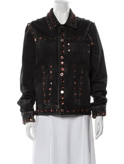 Pre-owned Givenchy Denim Jacket W/ Tags In Black