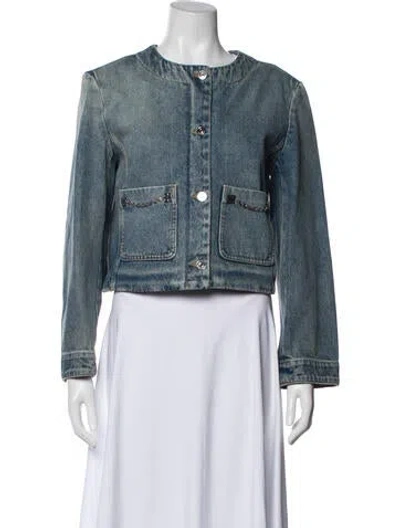 Pre-owned Givenchy Denim Jacket W/ Tags In Blue