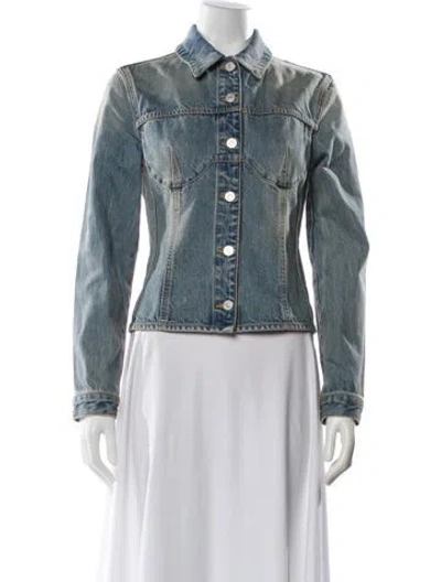Pre-owned Givenchy Denim Jacket W/ Tags In Blue