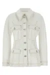 Givenchy Stitched Pockets Collar Sleeves Jacket In White