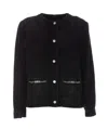 Givenchy Denim Jacket With Chain Detail And Pockets In Black