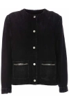 Givenchy Denim Jacket With Chain Detail And Pockets In Black