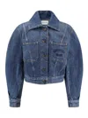 Givenchy Jean Paul Gaultier Multicolor The Yellow Butterfly Polyamide Cardigan In Blue
