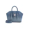 Givenchy Antigona Lock Mini Top-handle Bag In Faded Denim