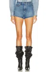 Givenchy Denim Mini Short In Blue