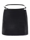 Givenchy Stylish Denim Mini Skirt For Women In Black