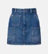 Givenchy Denim Miniskirt In Blue