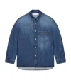 Givenchy Classic Denim Shirt With Button-up Front In Blue
