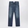 Givenchy Straight Jeans Dark Blue Washed Effect Men In Blue