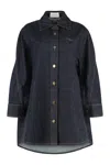Givenchy Collared Neck Structured Long Sleeves Top