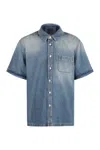 Givenchy Men Denim Shirt In Denim