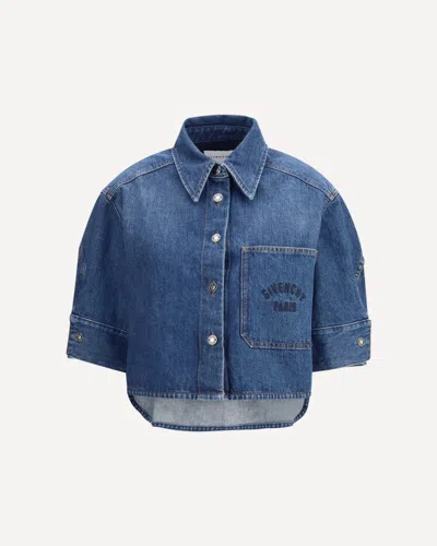 Givenchy Denim Shirt In Blue