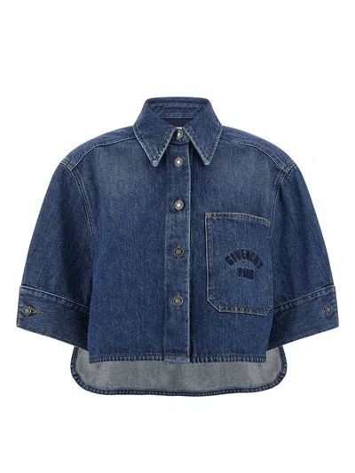 Givenchy Denim Shirt In Blue