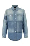 Givenchy Denim Shirt With Chest Pockets And Long Sleeves In Lightblue