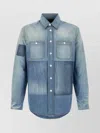 Givenchy Denim Shirt With Chest Pockets And Long Sleeves