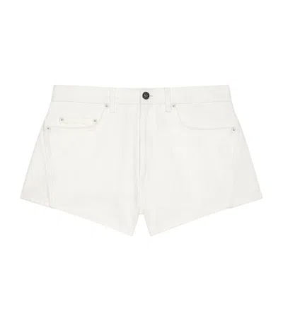 Givenchy Denim Shorts In White
