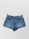 Givenchy Denim Shorts Belt Loops In Blue